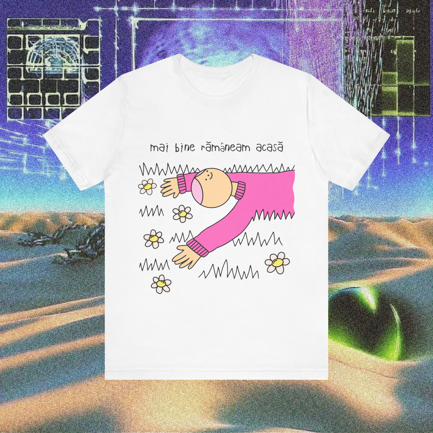 mai bine rămâneam acasă - Tricou Medium Fit