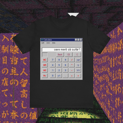 oare merit să sufăr? - Tricou Medium Fit