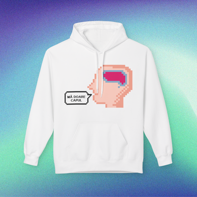 mă doare capul - Hanorac Medium Fit