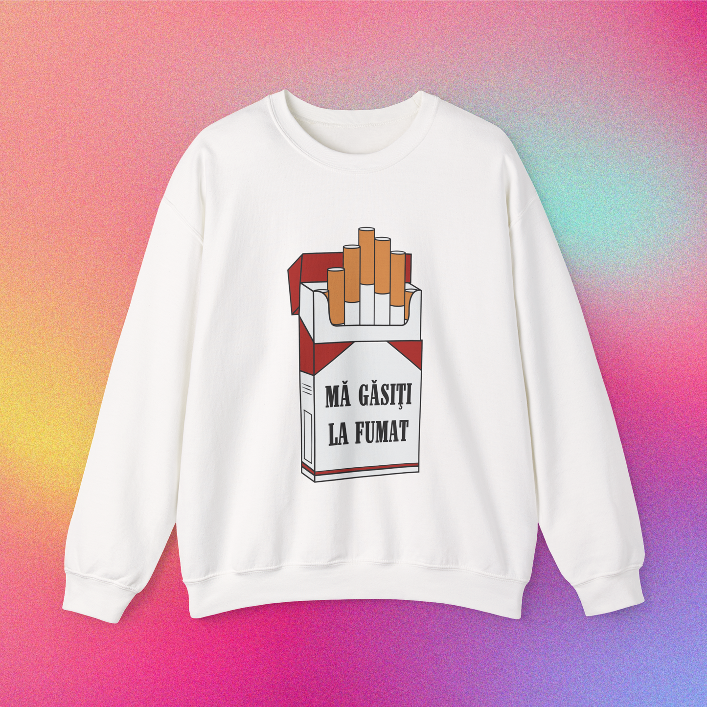 mă găsiți la fumat - Bluză Medium Fit