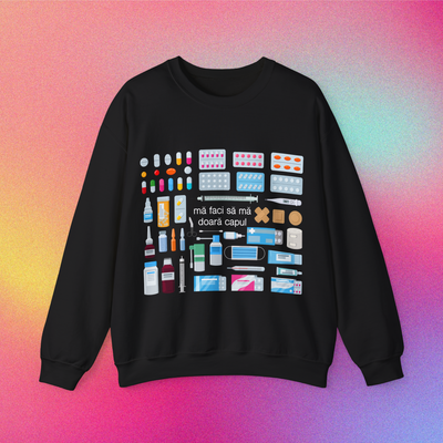 mă faci să mă doară capul - Bluză Medium Fit