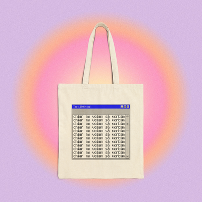chiar nu voiam să vorbim - Tote Bag