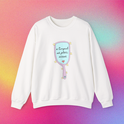 e timpul să pleci acasă  - Bluză Medium Fit