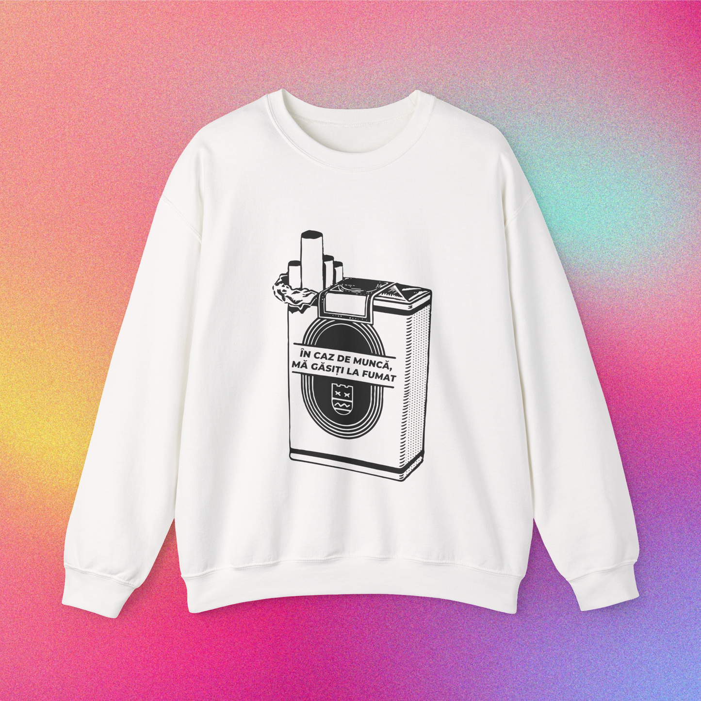 în caz de muncă, mă găsiți la fumat - Bluză Medium Fit