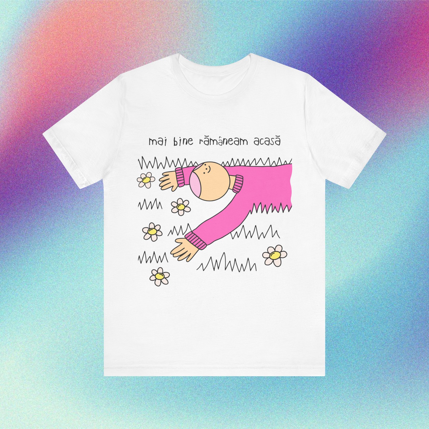 mai bine rămâneam acasă - Tricou Medium Fit