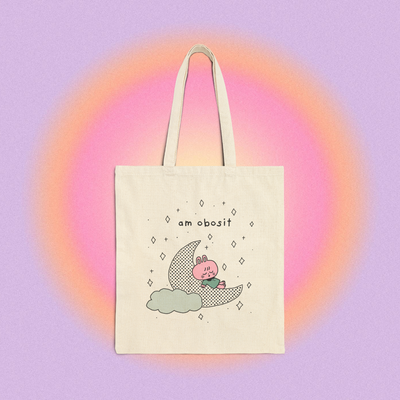 am obosit - Tote Bag