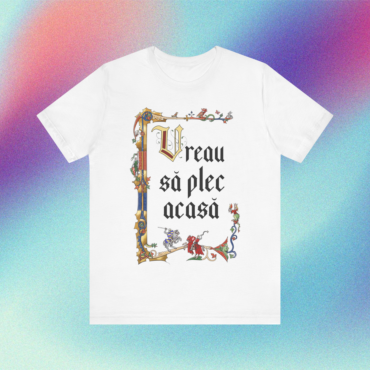 vreau să plec acasă - Tricou Medium Fit