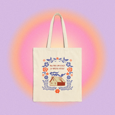 nu mai am chef și vreau acasă - Tote Bag