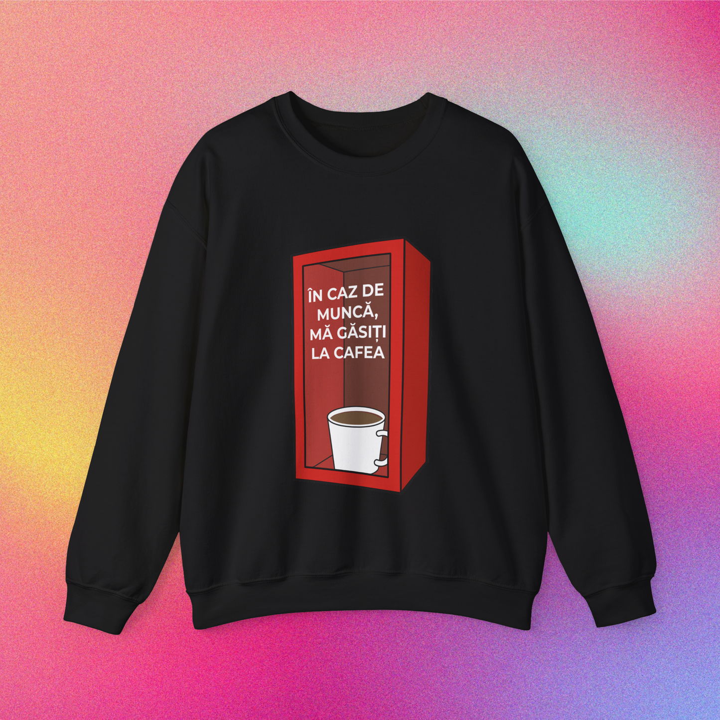 în caz de muncă, mă găsiți la cafea - Bluză Medium Fit