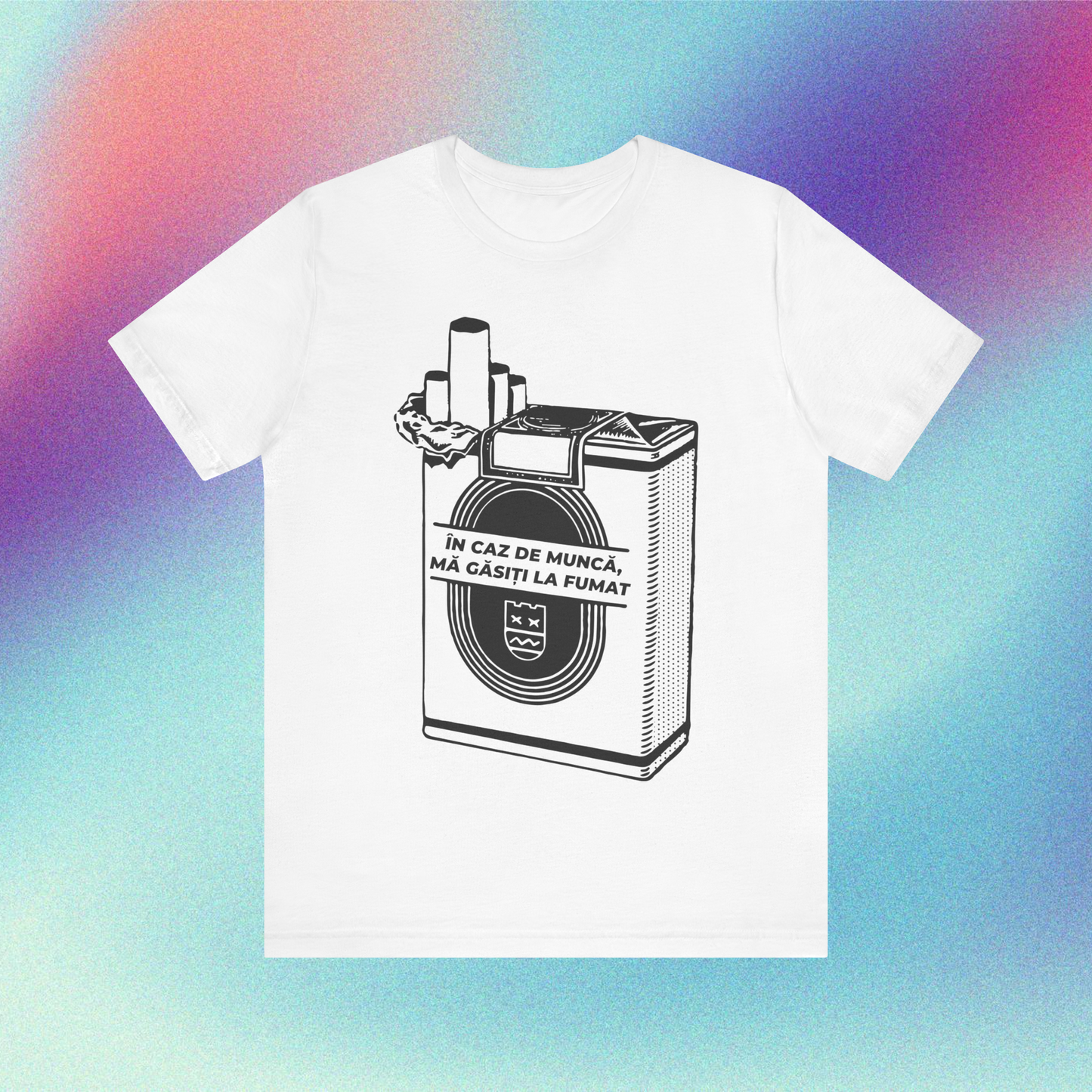 în caz de muncă, mă găsiți la fumat - Tricou Medium Fit