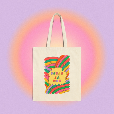 vreau să mor - Tote Bag