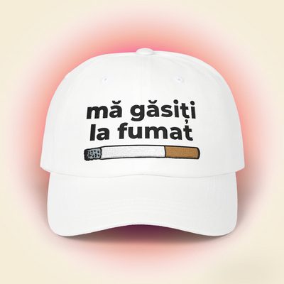 mă găsiți la fumat - Șapcă