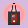 în caz de muncă, mă găsiți la cafea - Tote Bag