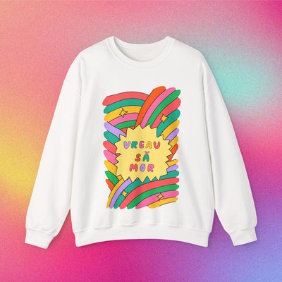 vreau să mor - Bluză Medium Fit