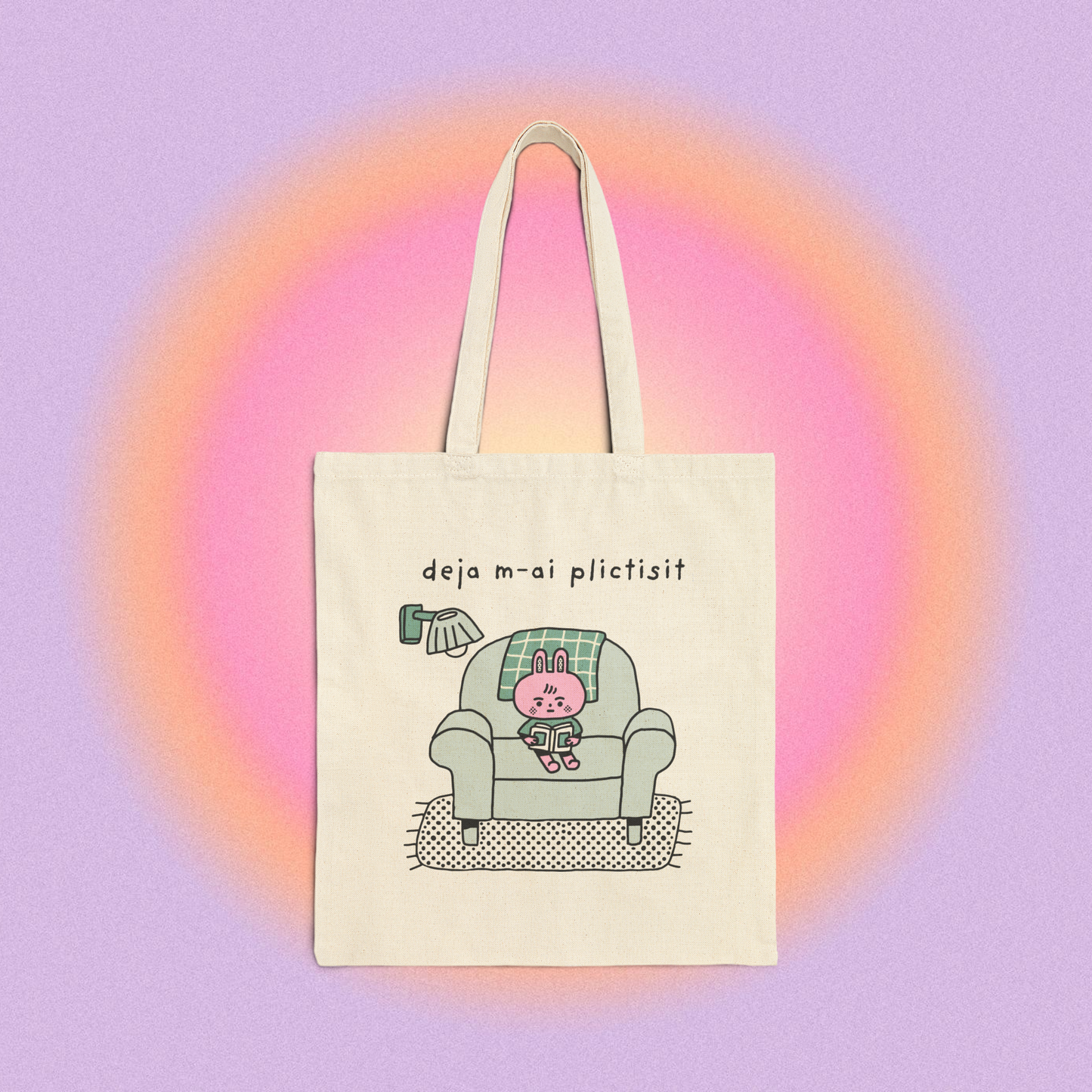 deja m-ai plicitist - Tote Bag