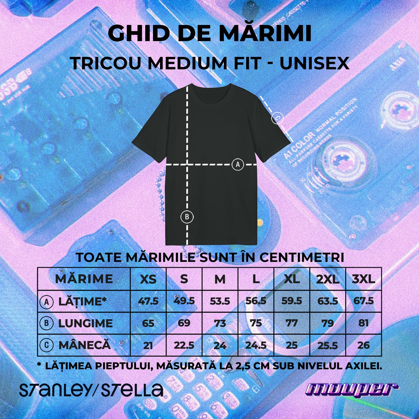 nu sunt aici - Tricou Medium Fit