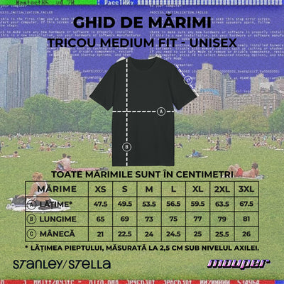 mai bine stăteam acasă - Tricou Medium Fit