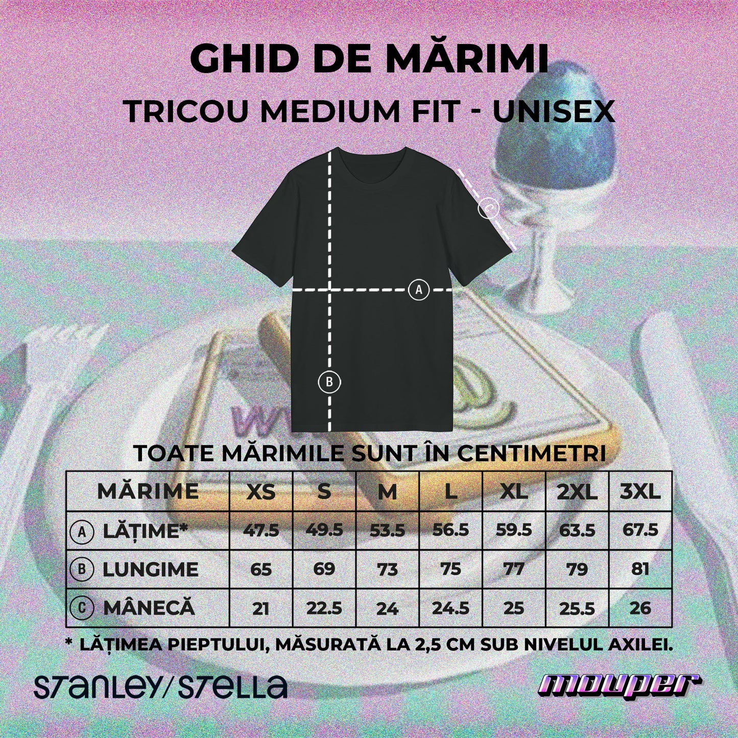 am murit - Tricou Medium Fit