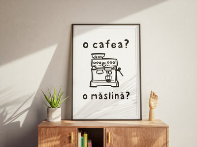 o cafea? o măslina? - Poster