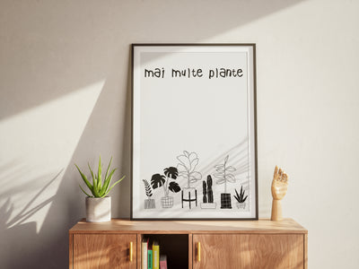 mai multe plante - Poster