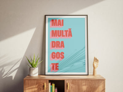 mai multă dragoste - Poster