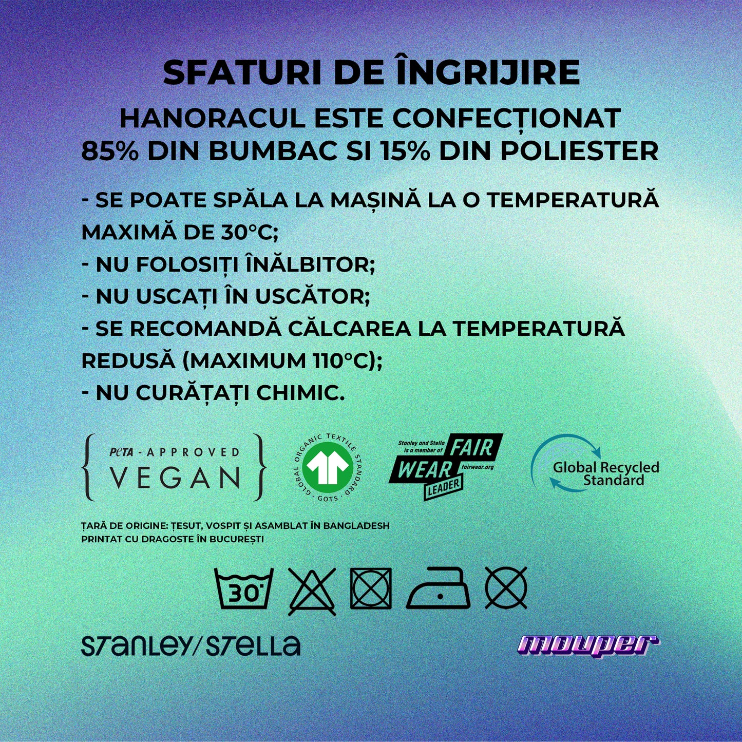 am înnebunit - Hanorac Medium Fit