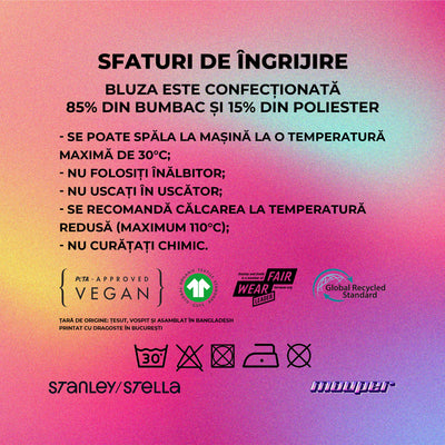 vorbim după ce beau cafeaua - Bluză Medium Fit